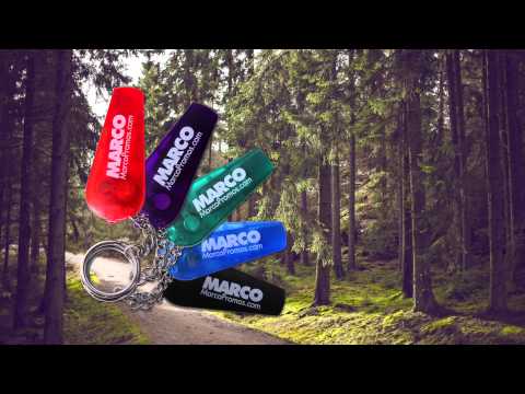 Metal Whistle Key Ring - 24-Hour Production