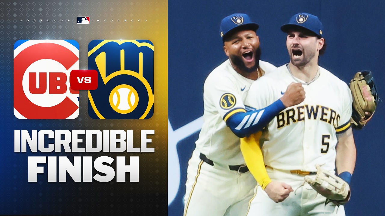 FULL UNCUT FINISH: The Cubs and Brewers play an INSTANT CLASSIC! 😱 (WILD ending in extras! ⚡️)