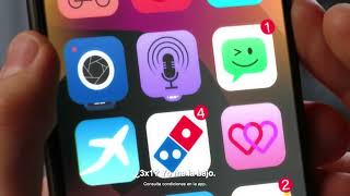 Domino´s Pizza APPPARLANTE 3x1 10s ME LA BAJO anuncio