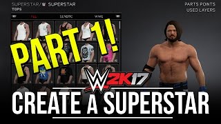 WWE 2K17: All Create A Superstar Parts (Video)