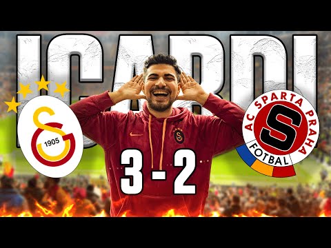 ICARDI SCORES LAST-MINUTE - STADIUM COLLAPSING | Galatasaray 3-2 Sparta Prague Stadium Vlog