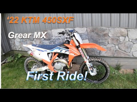 2022 KTM 450SXF First Ride