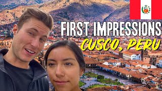 FIRST IMPRESSIONS OF CUSCO 🇵🇪  THIS IS THE REAL PERU!