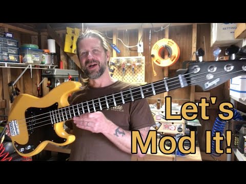 Modding the Cheapest Bass from Reverb.com [Glarry GP upgrades]