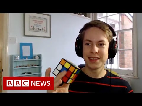 迎接十幾歲的工程學生在魔術方塊世界盃上贏得了金牌 - BBC News (Meet teenage engineering student won a gold at the Rubik's Cube World Cup - BBC News)