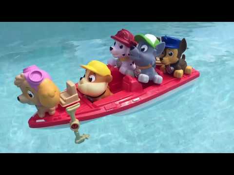 Paw patrol zuma bath products and toys
