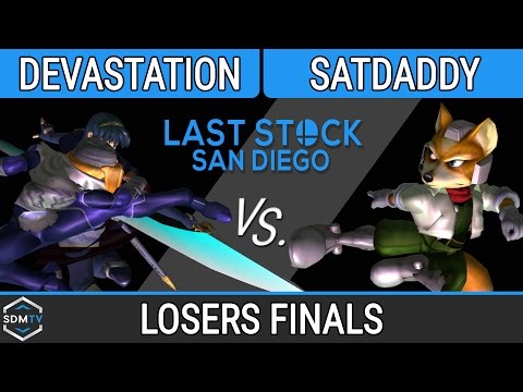 LSSD 87 - TG | Devastation (Sheik/Marth) vs. satdaddy (Fox) - SSBM Losers Finals - Smash Melee