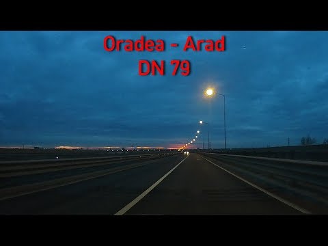 DN79/E671 Oradea - Arad (late evening drive)