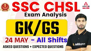 SSC CHSL GK/GS Analysis (24 May 2022, All Shifts) | CHSL General Awareness Questions by Ashutosh Sir