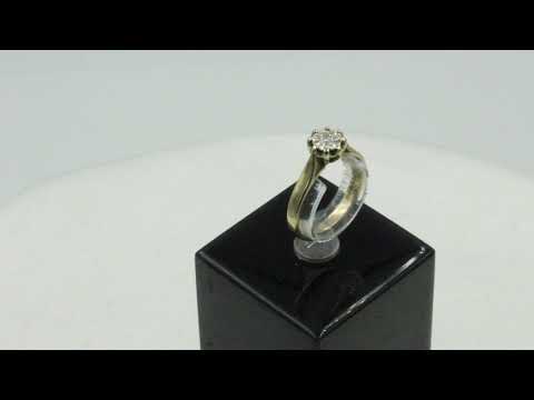 9ct Yellow Gold 0.1ct Diamond Solitaire 1.75g Size J Ring - 0101291