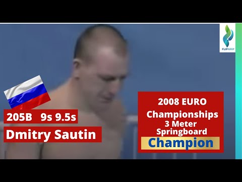2008 Dmitry Sautin Russia Diving - 205B 3m - 9s - Mens 3 meter Springboard