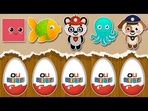 Oua cu Surprize pentru Copii Mici - Figurile și Cifrele. Episoadele 26-30