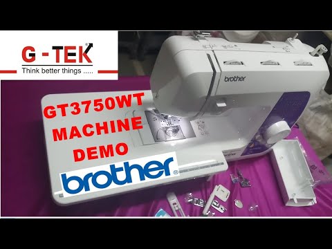 Brother GS 3750WT Sewing Machine Demo