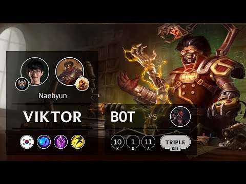 Viktor Bot vs Lucian - KR Challenger Patch 9.22