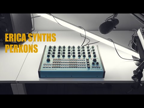 The Most Playable Drum Machine Around? Erica Synths Perkons