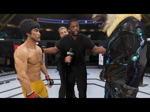UFC 4 - Bruce Lee vs. Bio Wolf - Dragon Fights 🔥🐲