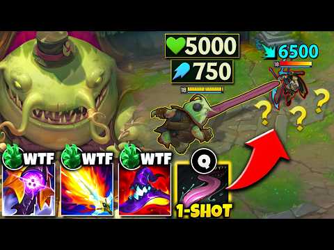 WTF? TAHM KENCH HAS A 150% AP RATIO... SO I GO FULL AP AND ONE SHOT EVERYTHING