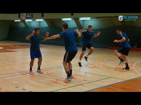 Footwork - Warm up drills - Handball