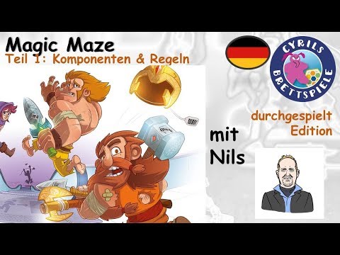 Magic Maze - Komponenten & Regeln & all in - Cyrils Brettspiele(S160E01)