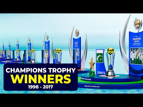 ICC Champions Trophy Winners List From 1998 to 2017