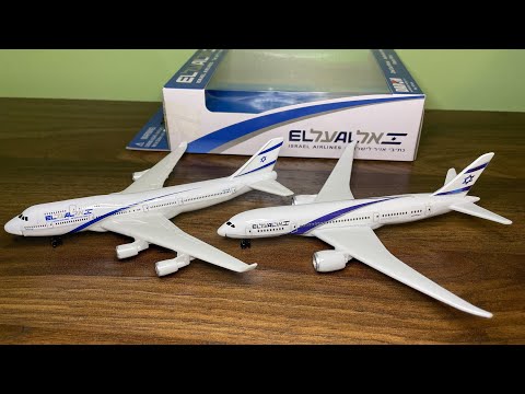 *SELTEN* Daron Realtoy ELAL Israel Airlines Boeing 747 und 787 Einzelflugzeug-Übersicht (Komplett...