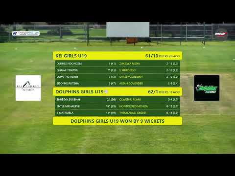 Kei Girls U19 vs Dolphins Girls U19 - CSA U19 Girls Week | NWU Jool 1