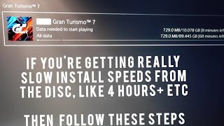 GT 7 PS5 Fast Disc Install - How To get Quick Download Speeds. (Works for Many PS5 Games) Avatar PS5