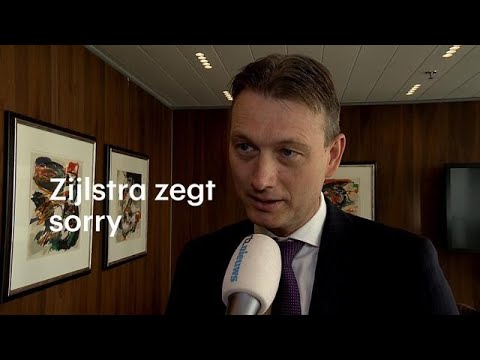 Zijlstra door het stof: "Het was dom en het spijt me." - RTL NIEUWS