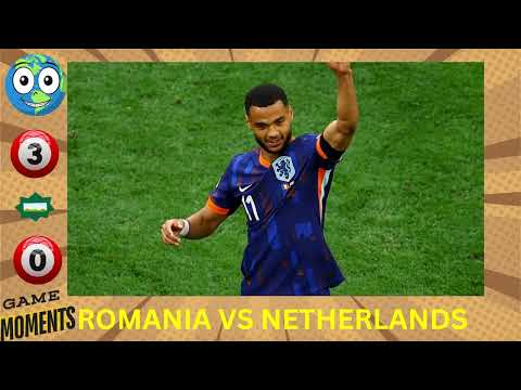Netherlands Vs Romania 3 - 0 to Reach Euro 2024 Quarter Finals!😍
