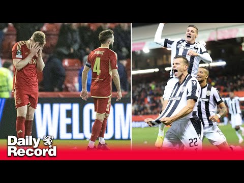 Aberdeen fall to brutal late defeat to PAOK in a game dominated by two big penalty decisions