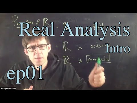 Real Analysis Ep 1: Intro