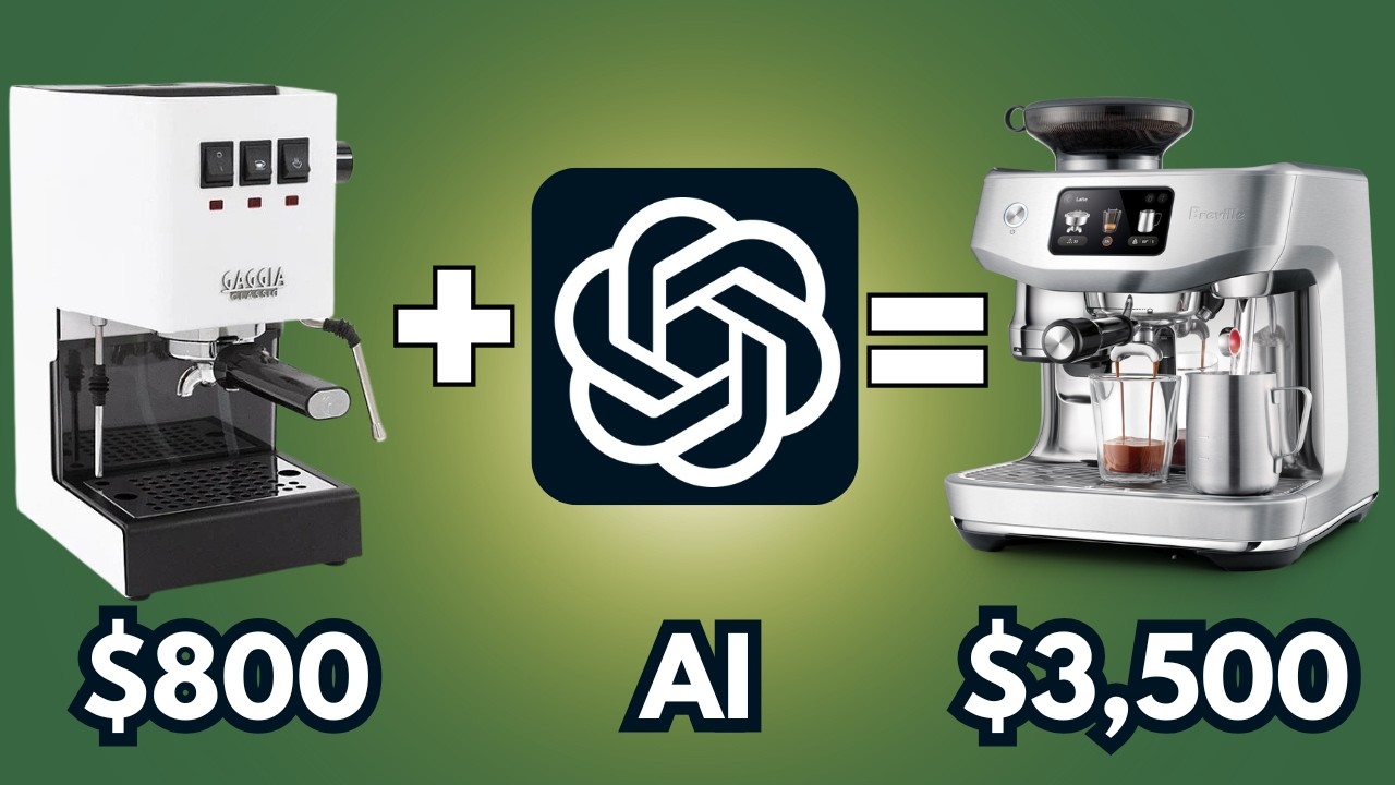 Make Any Espresso Machine better than a $3500 one (With AI)