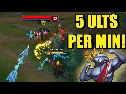 5 ULTS PER MIN!! EZREAL, ANNIE and more!! [ URF 2017 ]