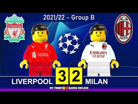 Liverpool vs Milan 3-2 • Champions League 2021/22 • All Goals & Extеndеd Hіghlіghts Lego Football