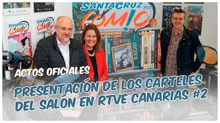 Presentación de los carteles del Salón en RTVE Canarias #2 - Santa Cruz Cómic 20