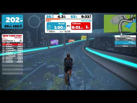 Zwift Ride 22-03-21 Afternoon | New York - The Highline