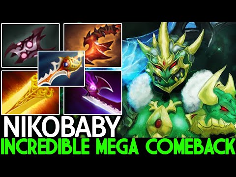 NIKOBABY [Wraith King] Rapier Build Incredible Mega Comeback Dota 2