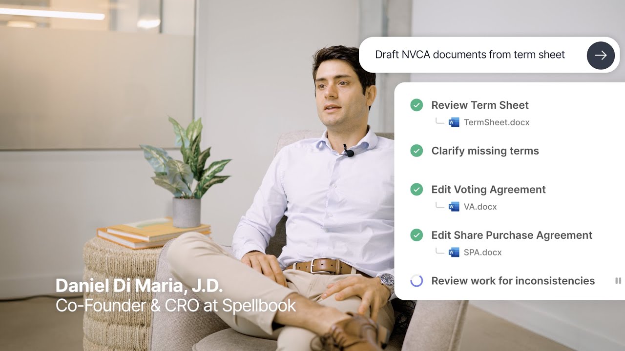 Meet Spellbook Associate: The first AI Agent Built for Law