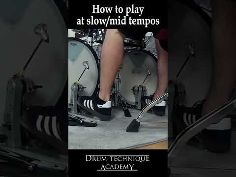 Slow & Mid Tempo Double Bass Technique Tutorial | Krimh #shorts