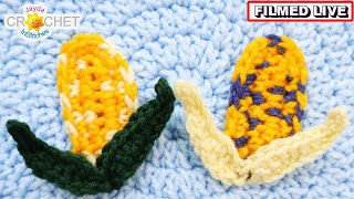 Corn Applique 🌽 - 2 sizes - Jayda InStitches Live Tutorial - November 04, 2025