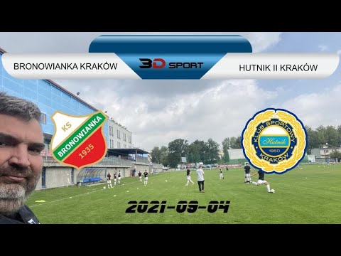 KO: Bronowianka Kraków - Hutnik II Kraków [skrót]. 2021-09-04