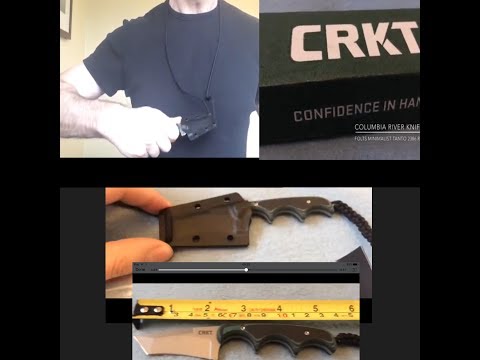 REVIEW, TIPS, CONCEALED CARRY TEST Columbia River Knife Tool's Folts Minimalist Tanto 2386 CRKT