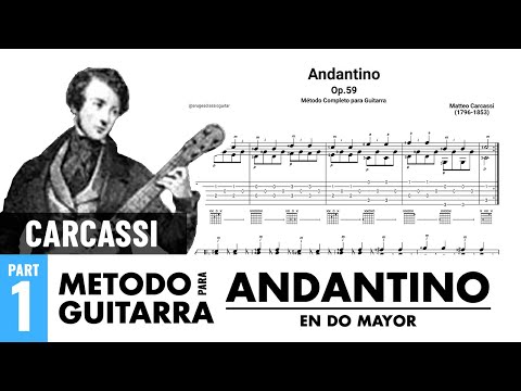 Opus 59 Part 1 No 21 - Andante In D Minor - Matteo Carcassi