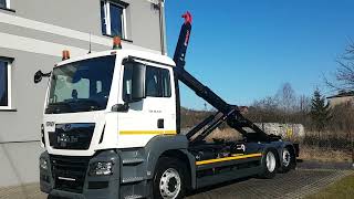 MAN TGS 26.430 TGS 3-OSIE HAKOWIEC MULTILIFT OPTIMA 20S HIAB KLIMA 6 hook lift truck for sale - Image 4 | Autoline ZM MAN TGS 26.430 TGS 3-OSIE HAKOWIEC MULTILIFT OPTIMA 20S HIAB KLIMA 6 hook lift truck | Image 4 - Autoline