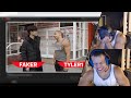 TYLER1 REACTS TO HIM & FAKER VISITING HEART ATTACK GRILL