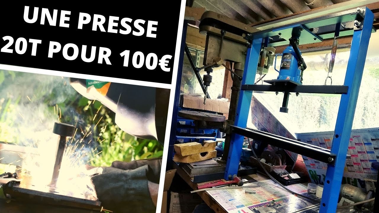 ▶ Faire une Presse Hydraulique Pour 100€ !!! 🛠