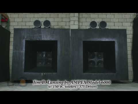 JBL Jim B Lansing by Ampex 6000 (150-4C(x8)/ 375 Early JBL Jim B Lansing by Ampex 6000 (150-4C(x8)/ 375 Early