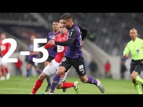 Toulouse Vs Brest 2-5 Ligue 1 11/01/2020