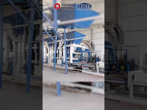 , title : 'QGM ZN1500C Fully Automatic Concrete Block Production Line in West China # Block Machine'