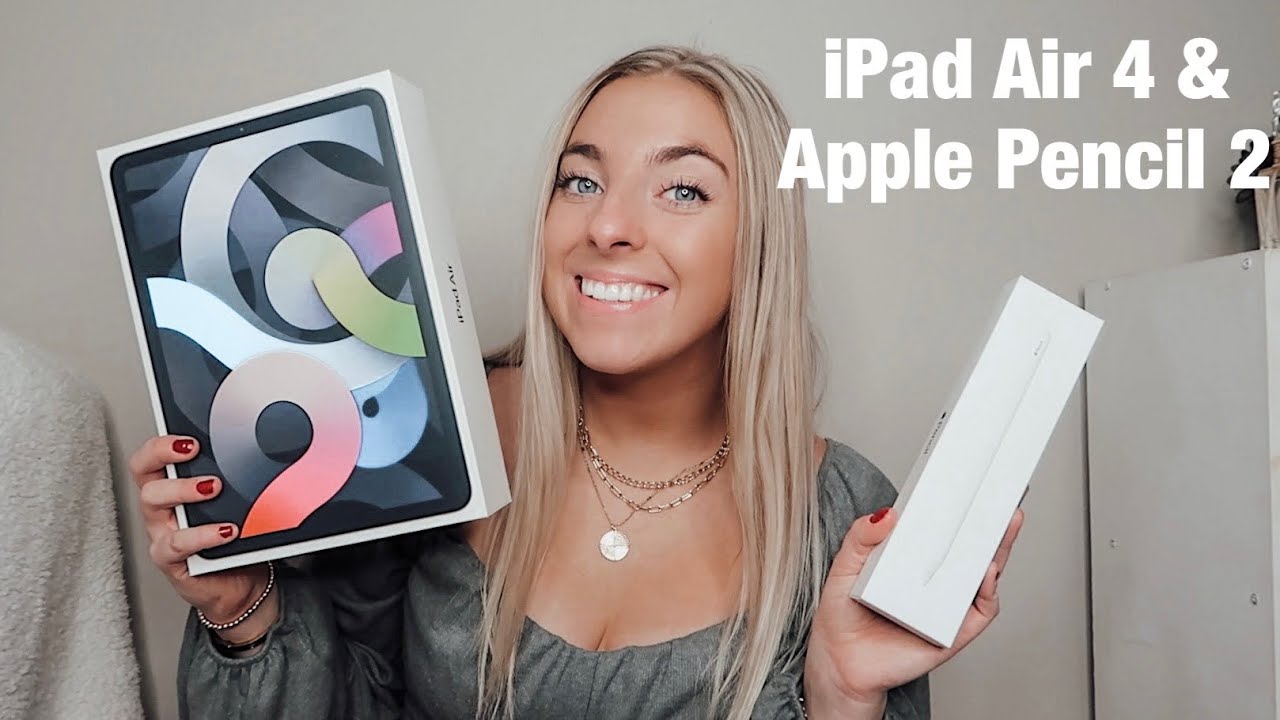 UNBOXING MY NEW iPAD AIR 4 & APPLE PENCIL 2 | & my ipad apple appointment experience | Morgan Green